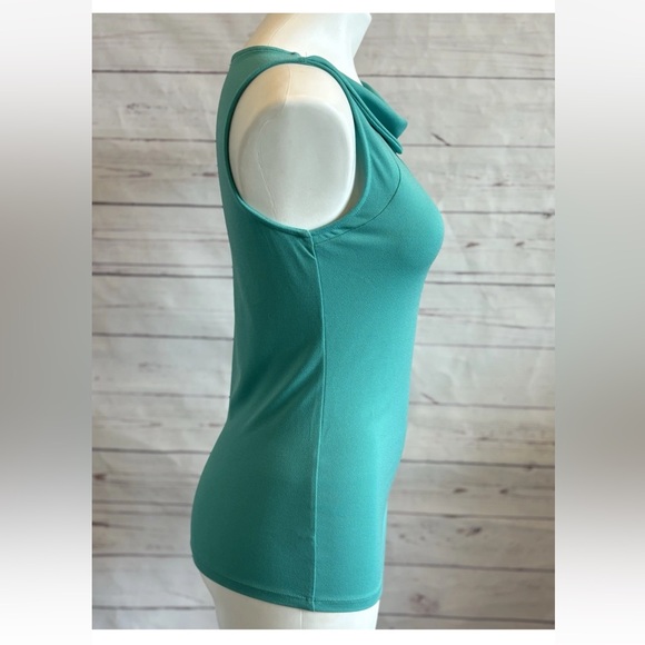 Ann Taylor Sleeveless Tank Top Size XS Mint Green Cowl Neckline NWOT - Picture 3 of 7